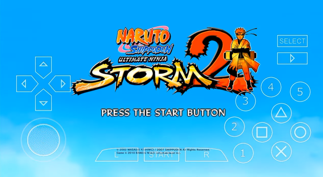 New Naruto Ultimate Ninja Storm 2 PPSSPP ISO Game Android