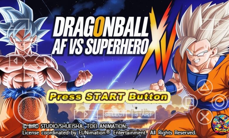 New DBZ TTT Xenoverse 2 Mod Dragon Ball AF Vs SuperHero PSP