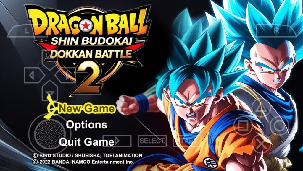 New Dragon Ball Shin Budokai Dokkan Battle 2 Mod ISO PPSSPP