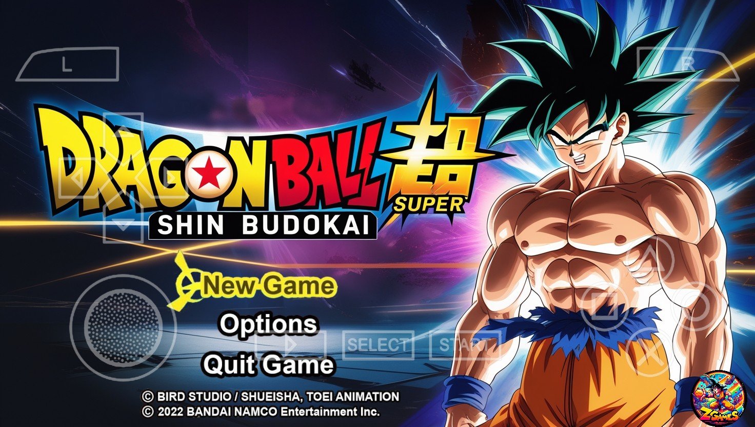 Dragon Ball Super Shin Budokai 2 Mod PSP Game for Android (PPSSPP)