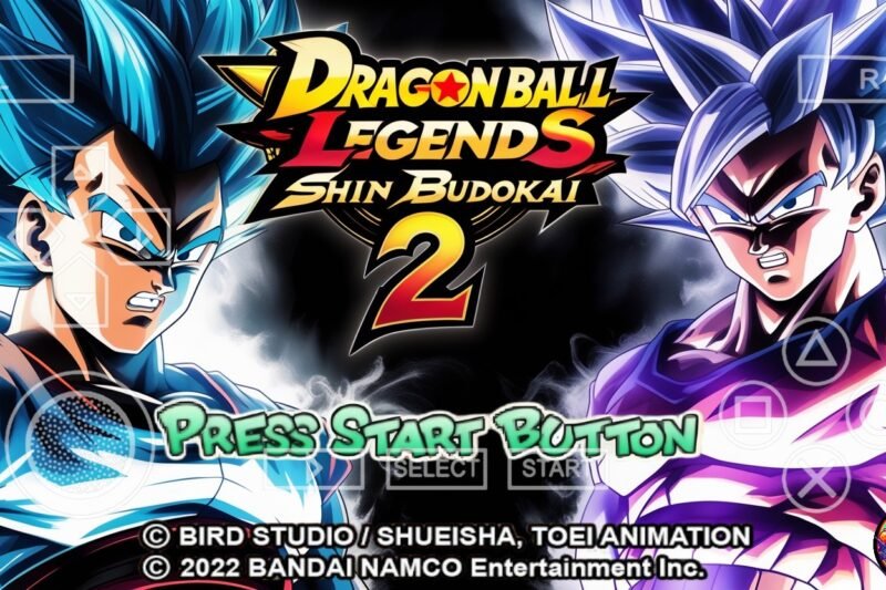 New Dragon Ball Legends DBZ Shin Budokai 2 Mod PPSSPP