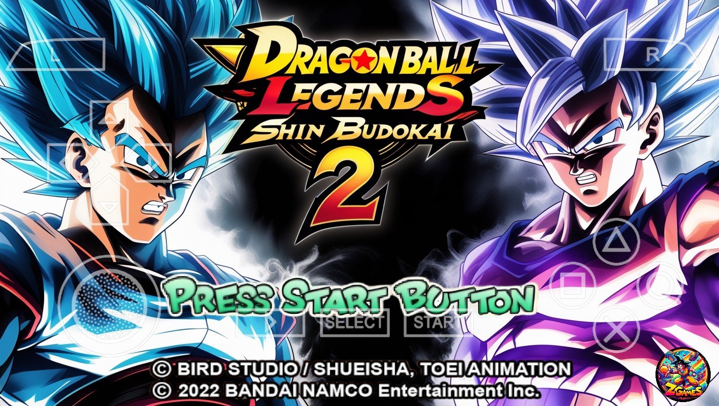 Dragon Ball Legends Shin Budokai 2 Mod PPSSPP