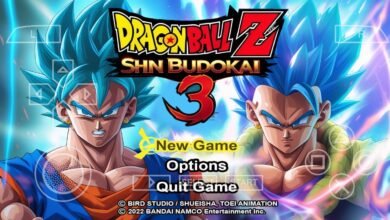 New Dragon Ball Z Infinite World Shin Budokai 3 PSP ISO Mod