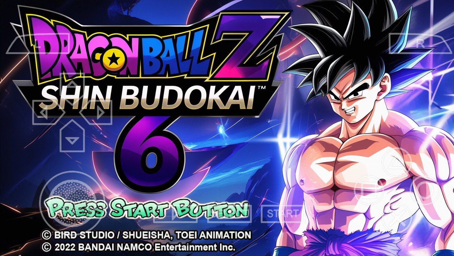 New Dragon Ball Z Shin Budokai 6 Mod ISO PPSSPP Download File