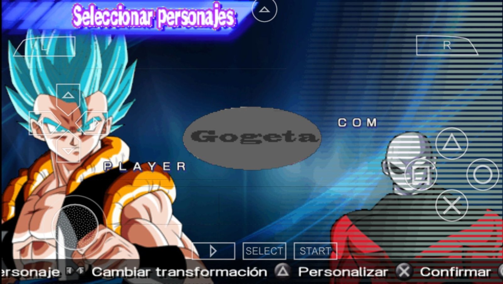 DBZ Shin Budokai 6 Mod PPSSPP Characters