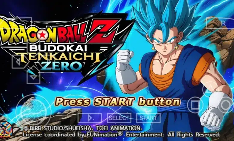 New DBZ TTT Budokai Tenkaichi Zero Mod ISO PSP