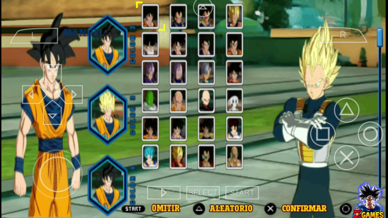 New Dragon Ball Sparking Zero Mod PSP ISO