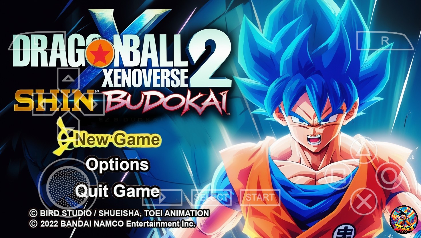 New Dragon Ball Xenoverse 2 Shin Budokai Mod ISO PPSSPP Game