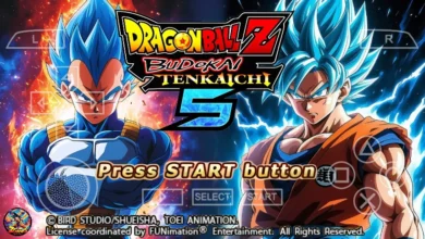 New Dragon Ball Z Budokai Tenkaichi 5 Mod PPSSPP