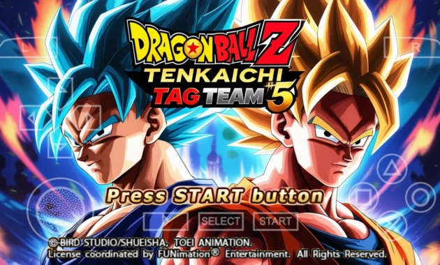 New Dragon Ball Z Tenkaichi Tag Team 5 Mod PPSSPP