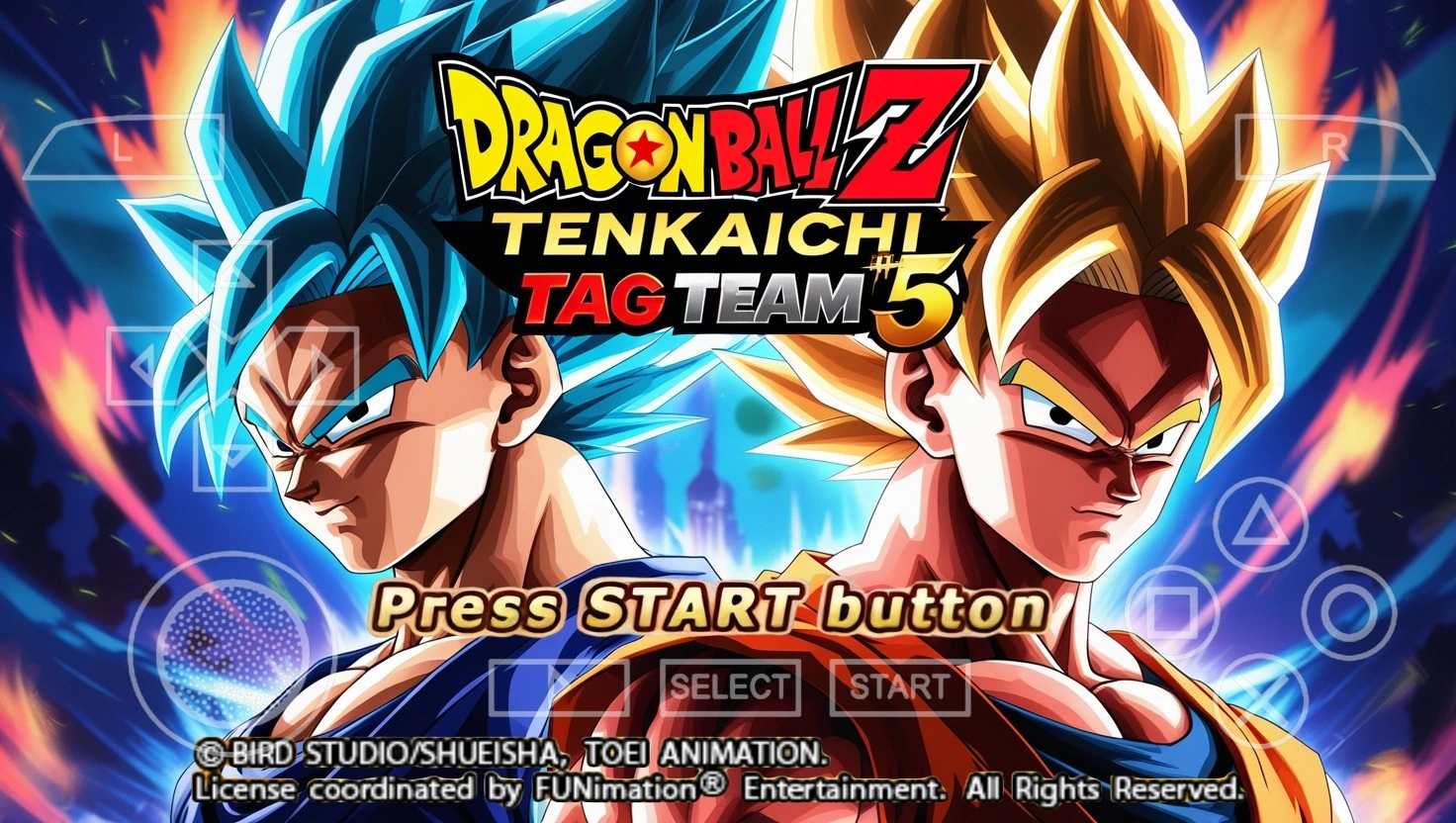 New Dragon Ball Z Tenkaichi Tag Team 5 Mod PPSSPP