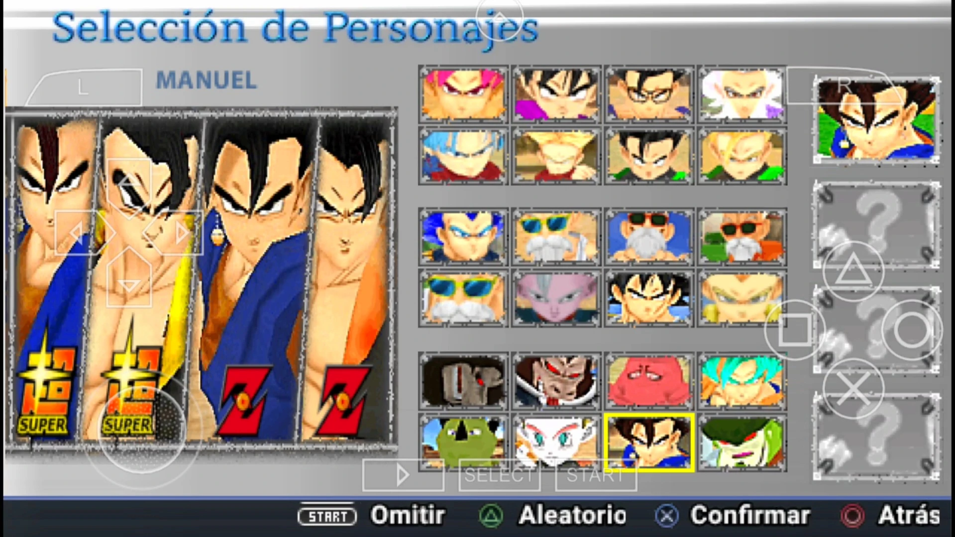 New Dragon Ball Z Battle of Z Tenkaichi Tag Team Mod PPSSPP 4 new dbz ttt battle of z mod