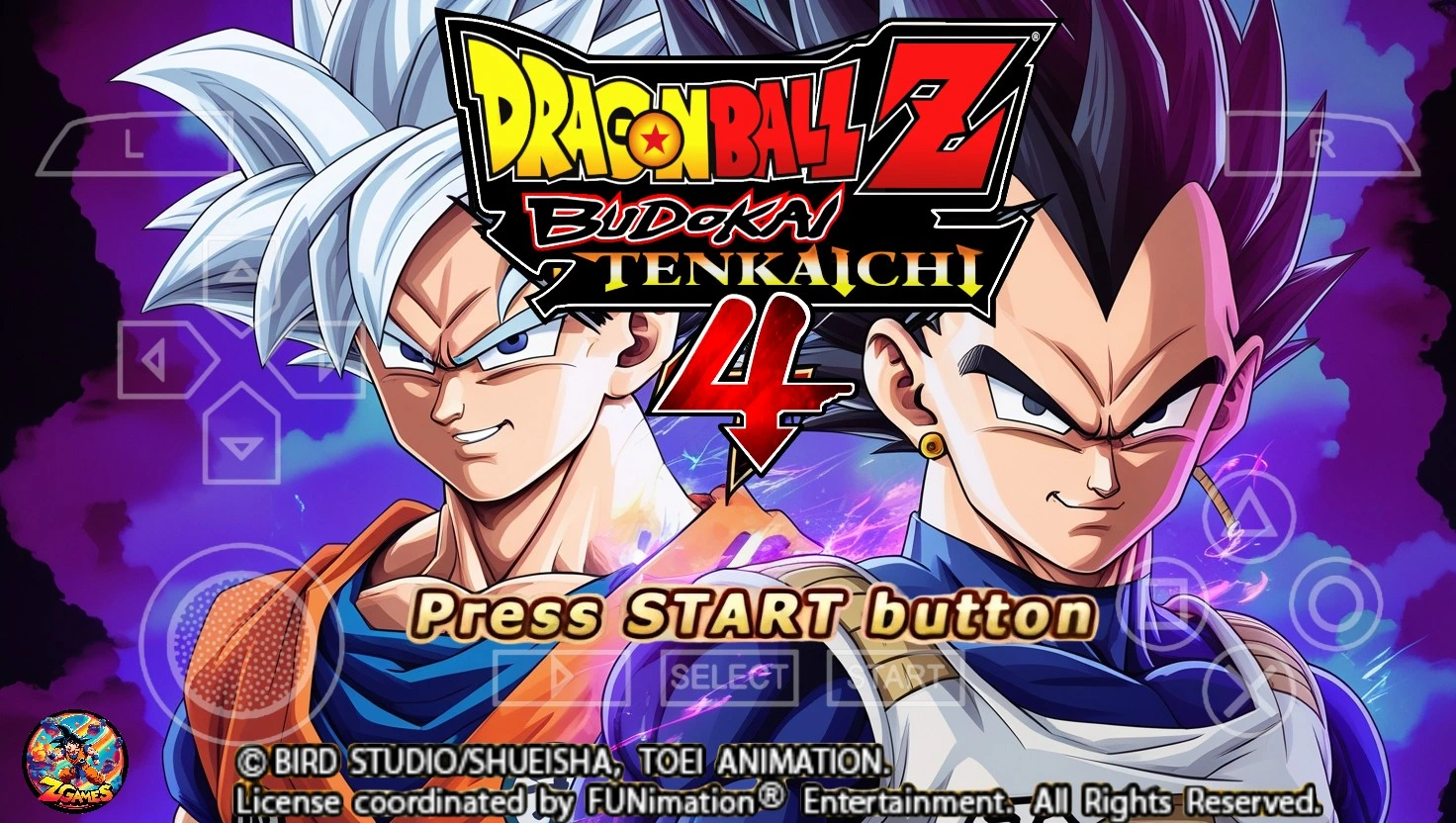 New DBZ TTT Mod Budokai Tenkaichi 4 PPSSPP ISO Download