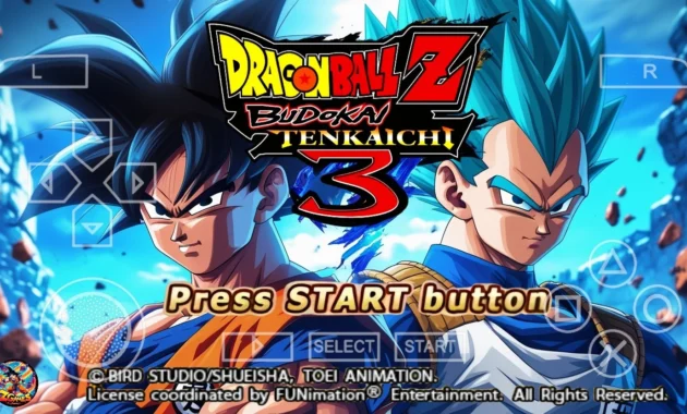 New DBZ TTT Mod Super Vs Heroes Budokai Tenkaichi 3 PSP