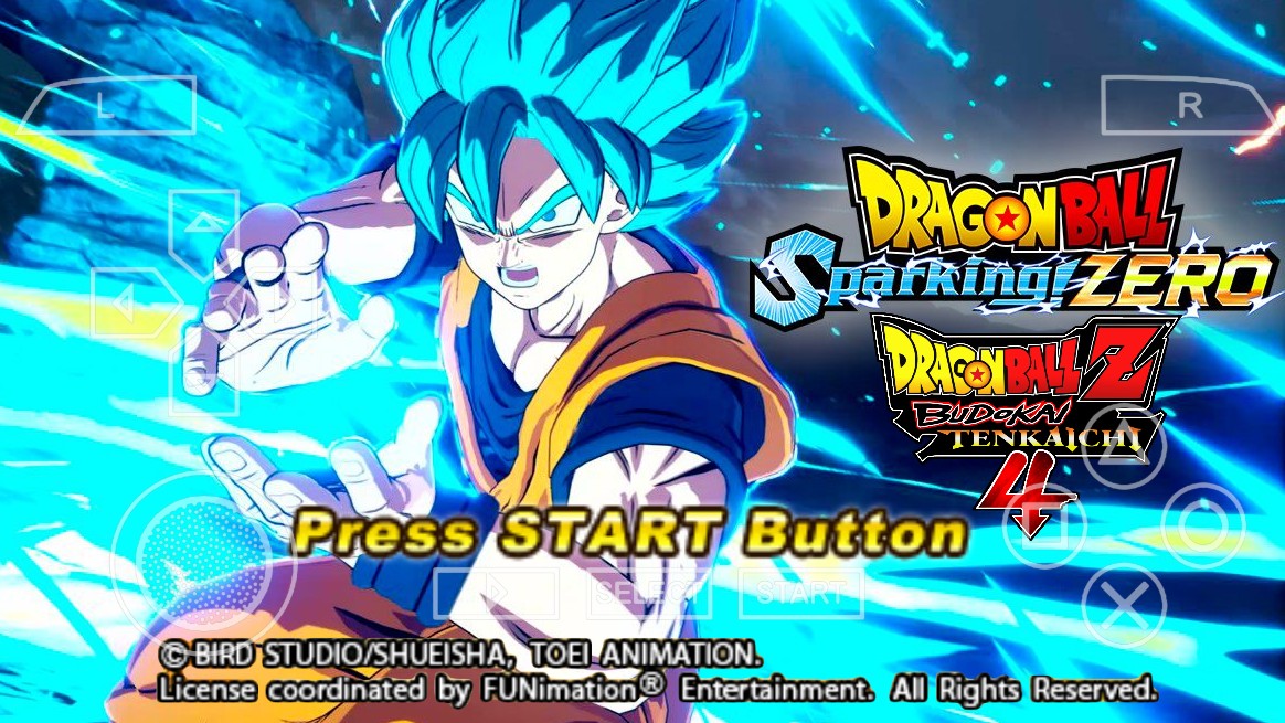 New DBZ TTT Budokai Tenkaichi 4 Sparking Zero Mod ISO PPSSPP