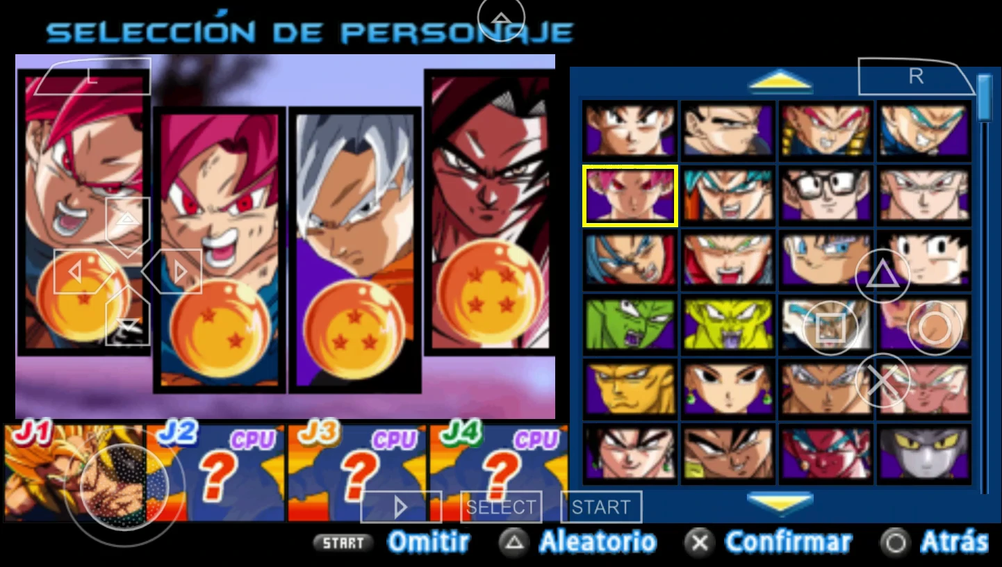 Super Dragon Ball Heroes Budokai Tenkaichi ISO PPSSPP