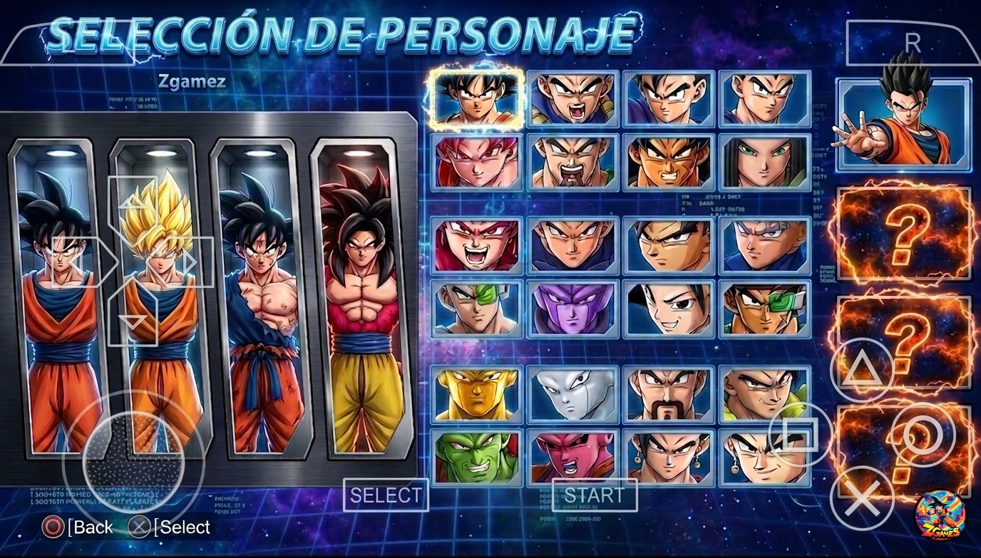 New DBZ Tenkaichi Tag Team Infinity World Mod PPSSPP New DBZ Tenkaichi Tag Team Infinity World Mod PPSSPP