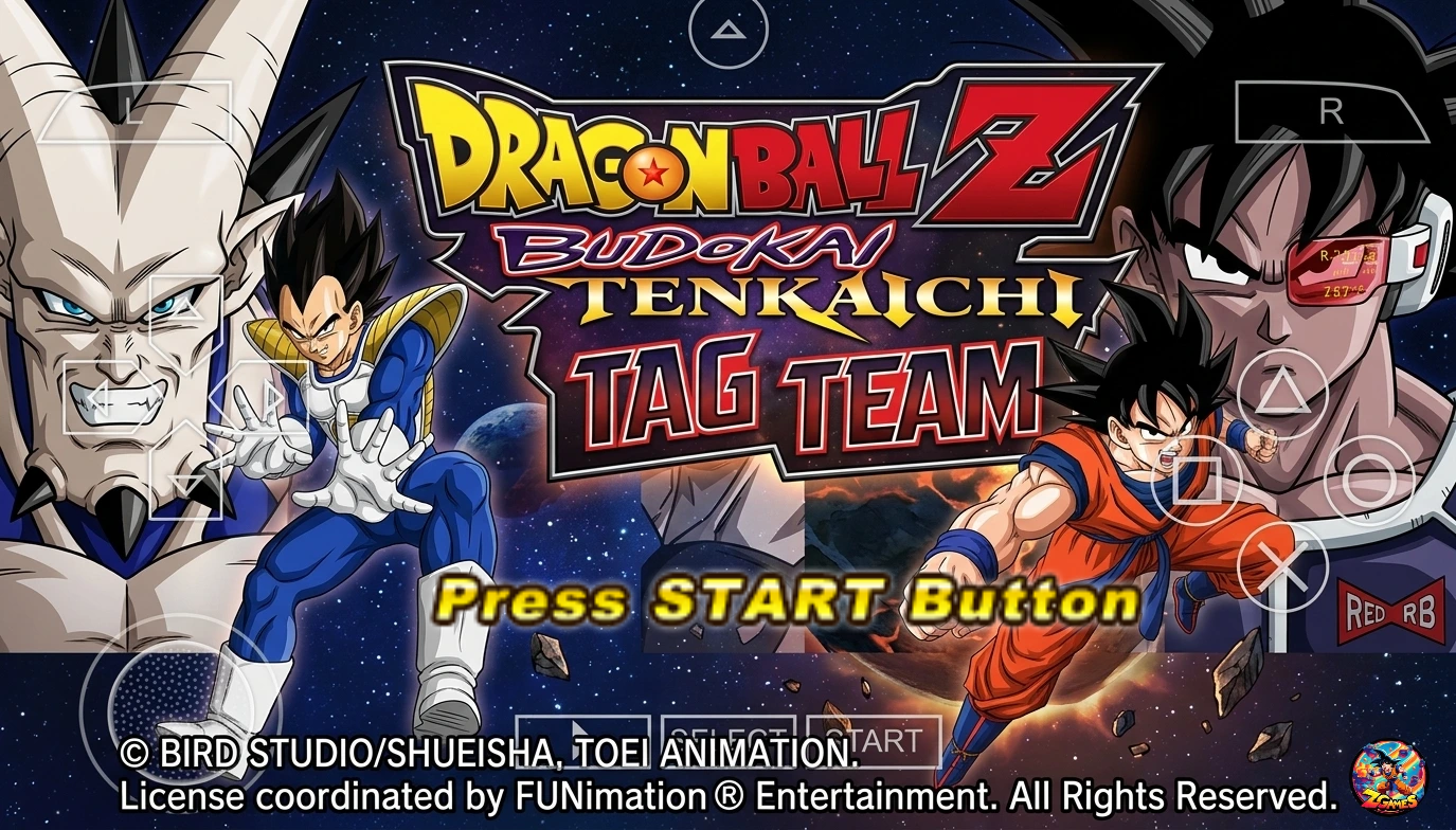 New DBZ TTT Mod Budokai Tenkaichi Tag Team ISO PPSSPP