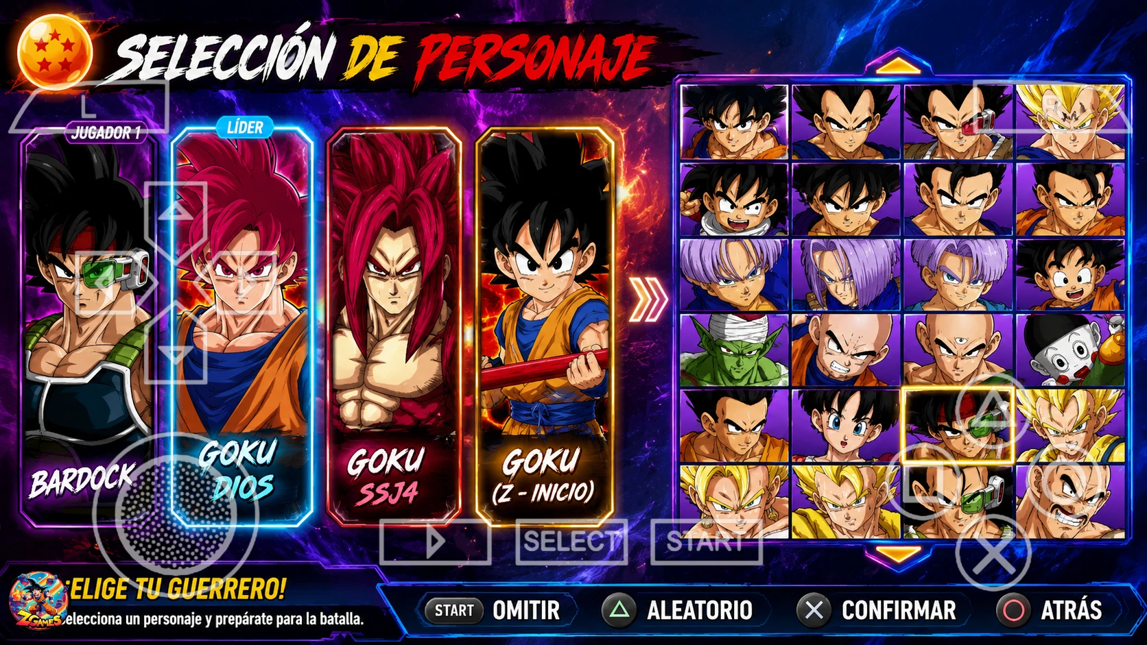 New DBZ TTT Mod Dragon Ball Definitive Power ISO PPSSPP 5 New DBZ TTT Dragon Ball Definitive Power V17 Mod