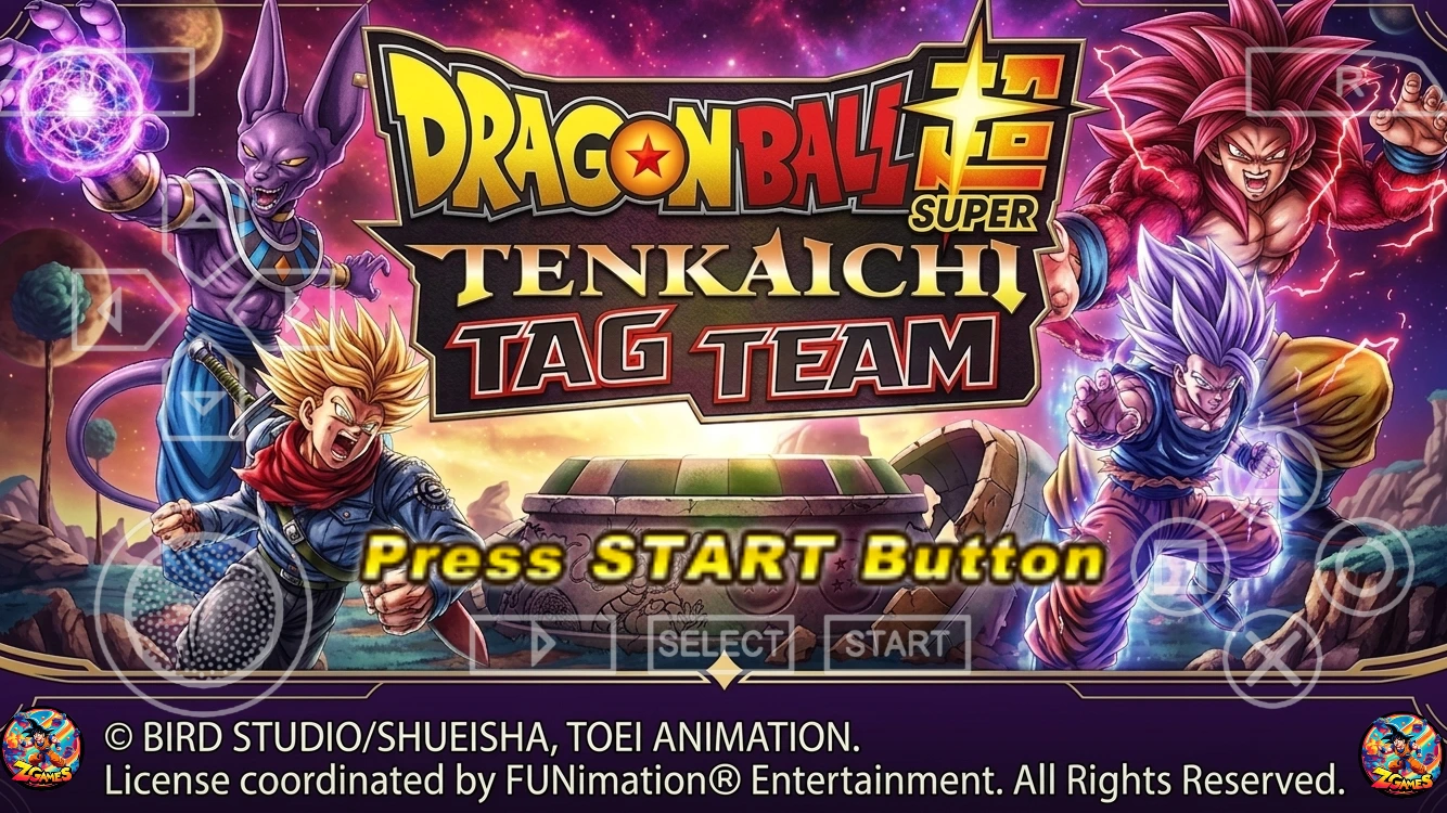 New DBZ TTT Mod Dragon Ball Definitive Power ISO PPSSPP