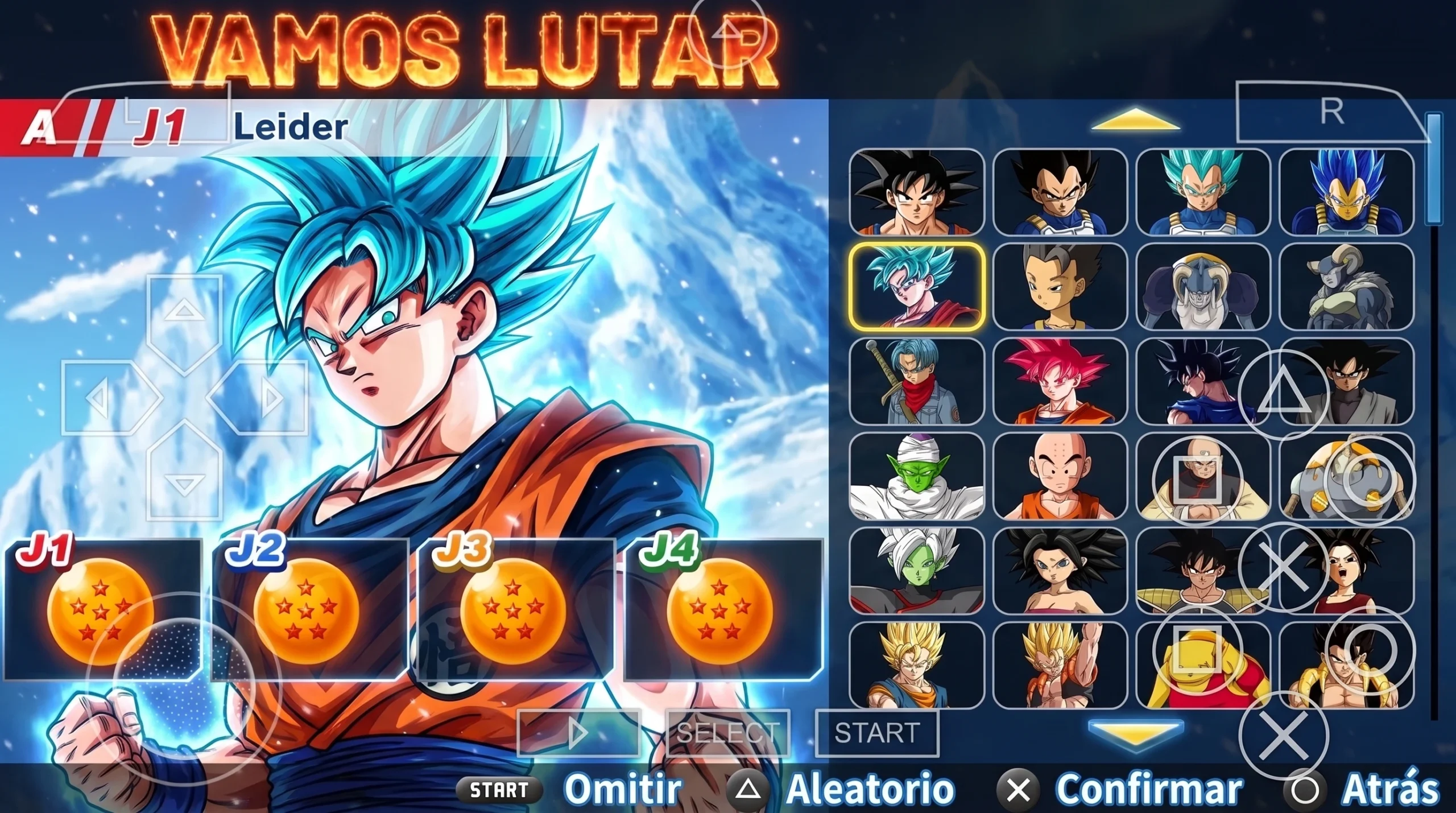 New Dragon Ball Super Tenkaichi Tag Team Ultra Mod PPSSPP 3 New DBZ TTT Ultra FIght Mod