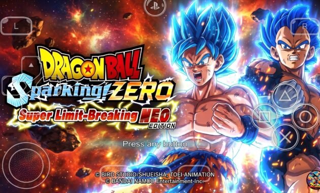 DBZ TTT Sparking Zero Super Limit Breaker Neo DLC title screen